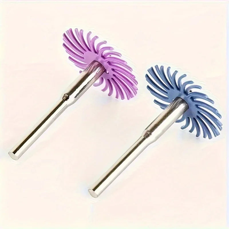 Radial Bristle Disc Kit & Mandrel – Rotary Polishing Wheels Rotary Tool Accessory Axl