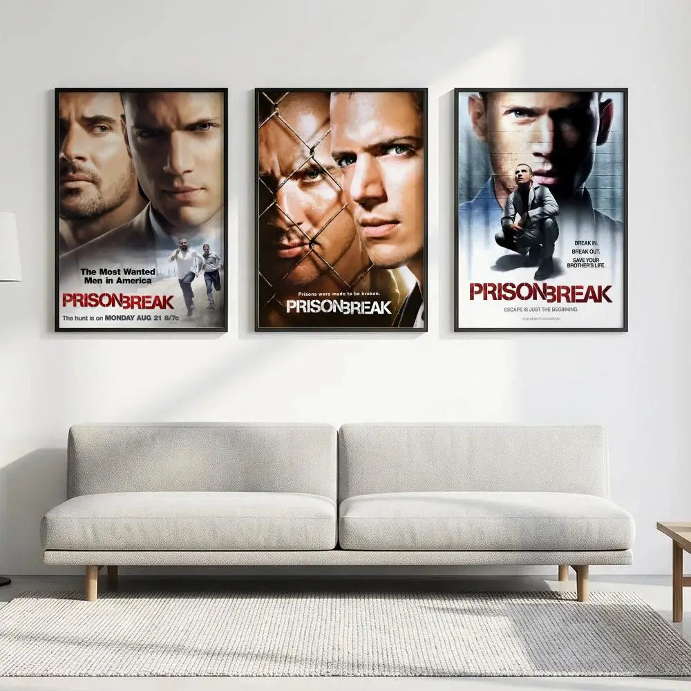 Prison Break HD Wall Poster – Waterproof Peel & Stick Art Wall Art Poster Axl