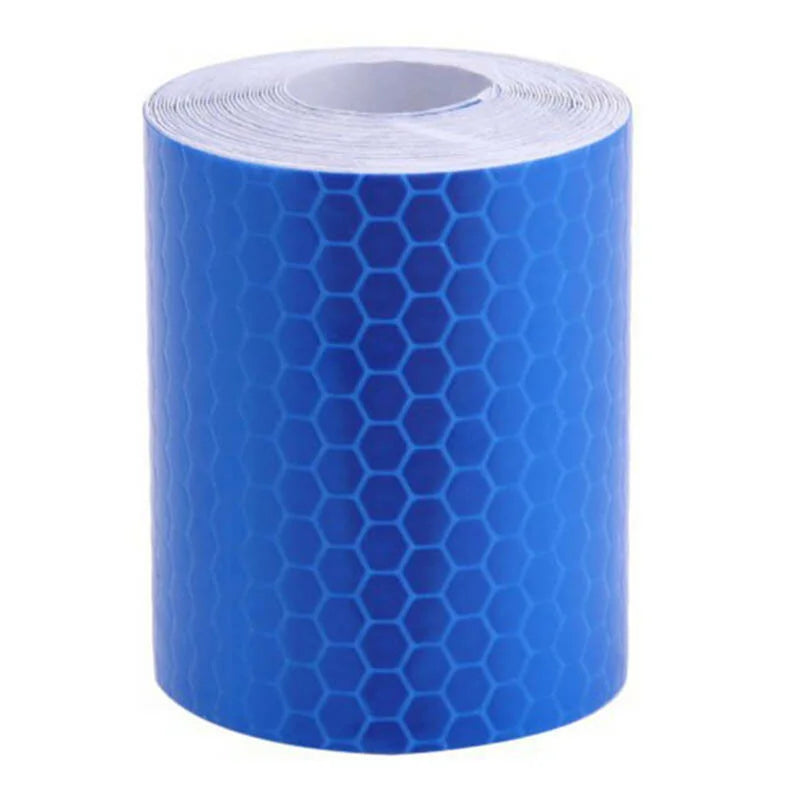 Car Truck Reflective Safety Warning Tape 1m×5cm Self-Adhesive Reflective Safety Tape Axl Blue