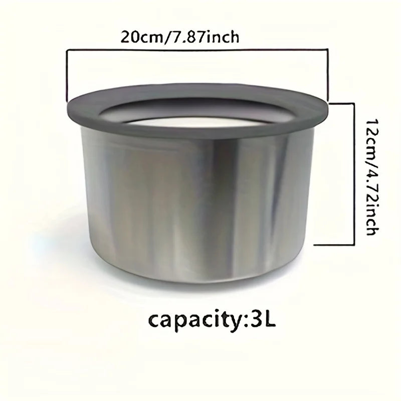 KEMORELA Anti-Spill Dog Water Bowl – Floating Disk Design Pet Water Bowl Axl 3L