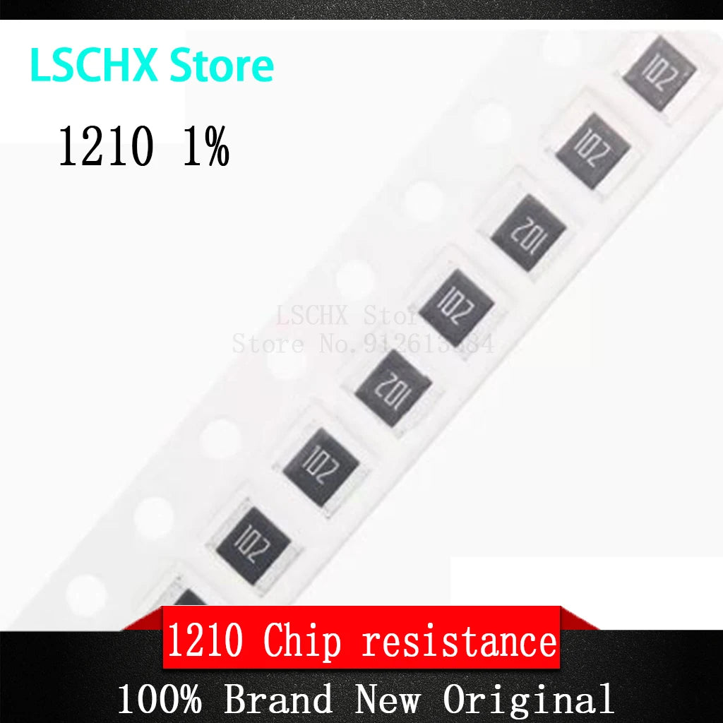 100pcs 1210 SMD Resistors 1% 1/2W – 0Ω to 1MΩ Kit SMD Resistor Kit Axl 6.2K