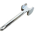 Double-Sided Stainless Steel Meat Tenderizer Mallet Meat Tenderizer Mallet Axl Silvery M