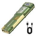 Rechargeable EDC Flat Flashlight 400-1200 Lumen Digital Display LED Tactical Flashlight Axl A