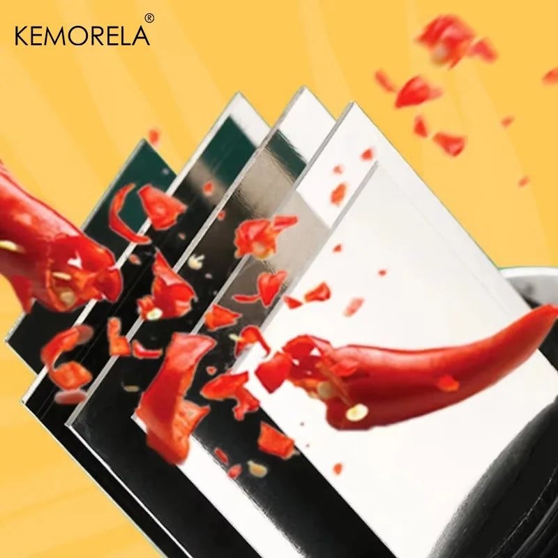 KEMORELA Manual Garlic Press & Veggie Chopper – Stainless Steel Garlic Press Chopper Axl