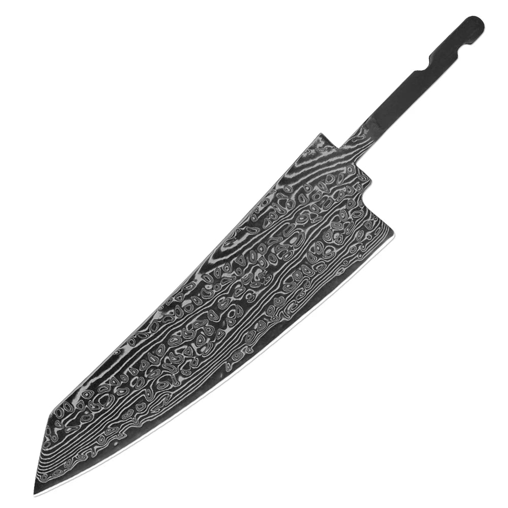 Damascus Steel Knife Blank Set 1–8 PCS | DIY Kitchen Blade Knife Blank Set Axl Utility Knife