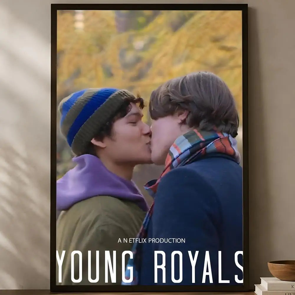 Young Royals Self-Stick Wall Poster – HD Waterproof Wall Art Wall Art Poster Axl White03 50X70cmNoframe