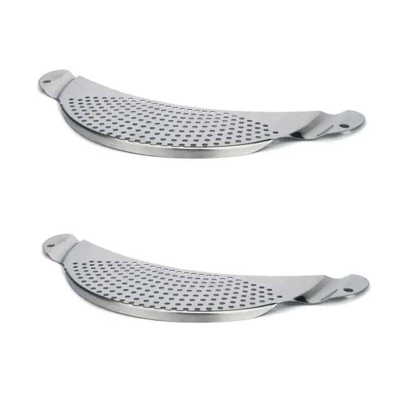 Stainless Steel Pot Side Strainer & Pan Drainer | KEMORELA Kitchen Strainer Axl 2PCS