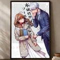 Ice Guy & Cool Girl Anime Self-Stick HD Wall Art Poster Anime Wall Poster Axl White08 60X90cmNoframe