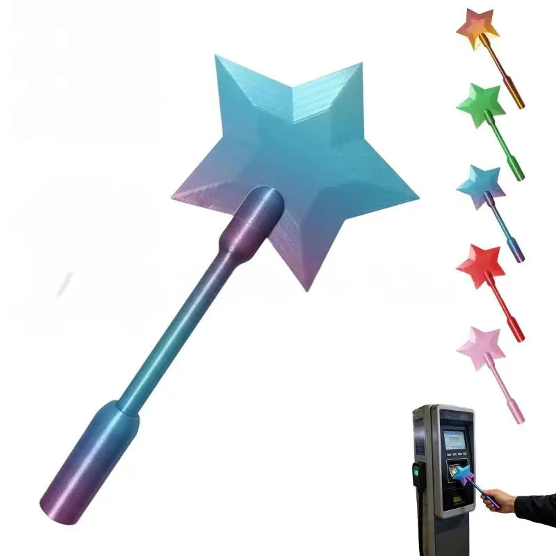 3D Printed Magic Wand Card Holder | Contactless Tap-to-Pay Card Holder Wand Axl
