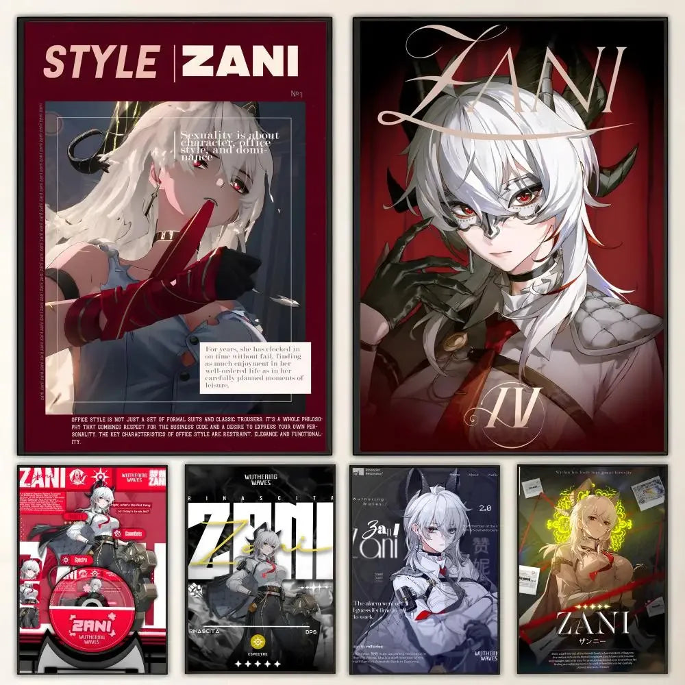Game Z-Zani HD Art Poster | Waterproof Sticky Wall Decor Wall Art Poster Axl