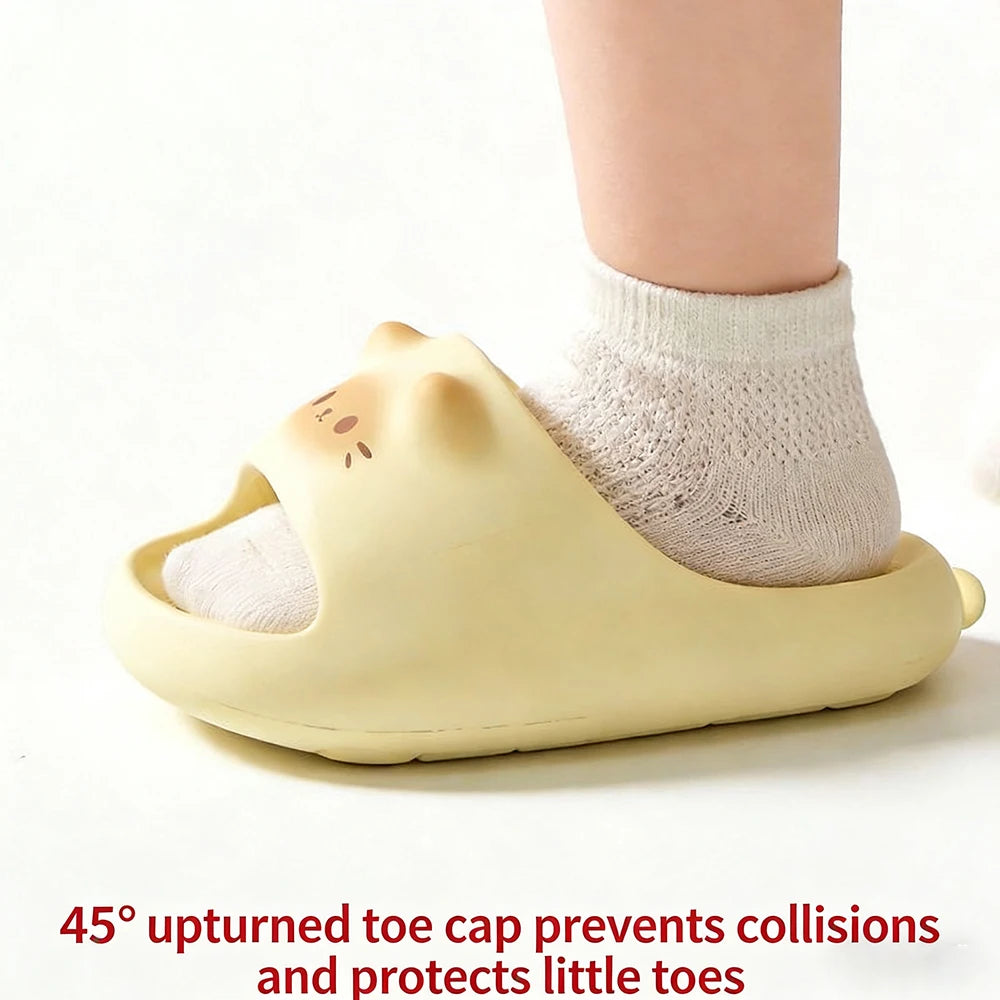 Kawaii Cat Family Matching Slippers – Parent & Child Home Slides Family Matching Slippers Axl