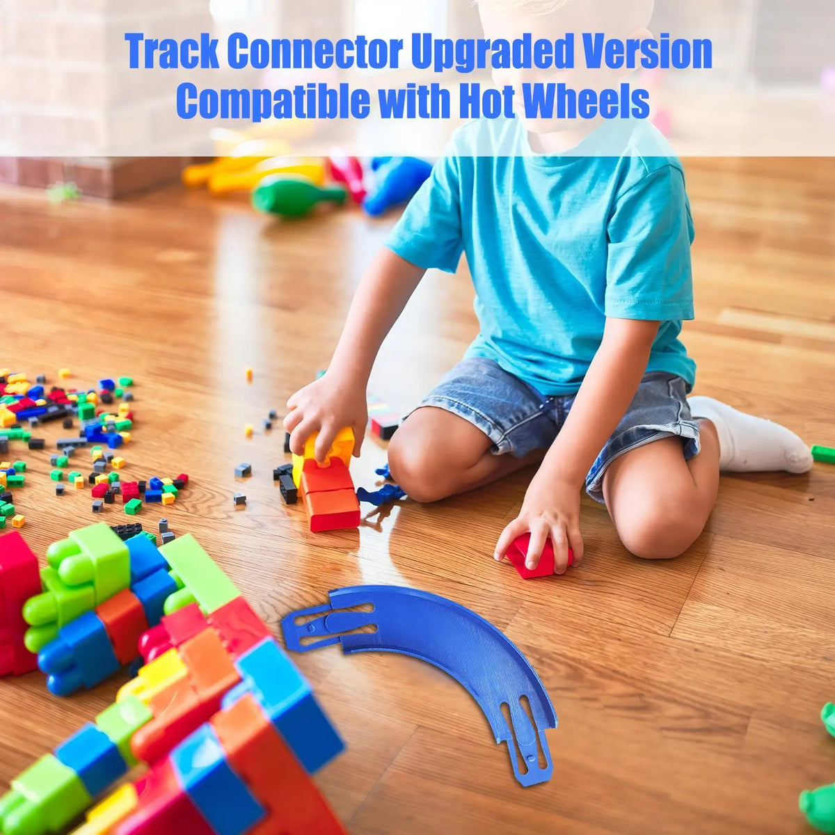 90° Race Car Track Corner Connector | Kids Racetrack Toy Racetrack Toy Connector Axl