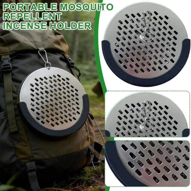 Portable Mosquito Coil Holder – Fireproof & Hangable Mosquito Coil Holder Axl