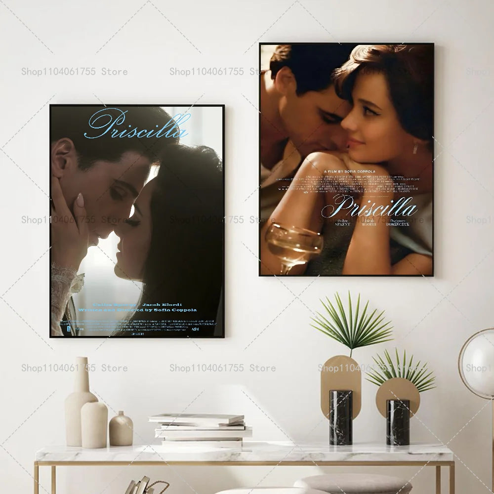 Priscilla Movie Poster Self-Adhesive Waterproof Wall Sticker Movie Poster Sticker Axl