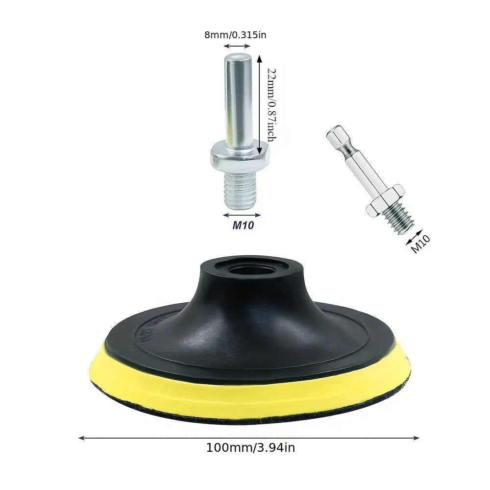 Sanding Pad & Hex Drill Adapter for Grinders & Polishers Sanding Pad Adapter Axl