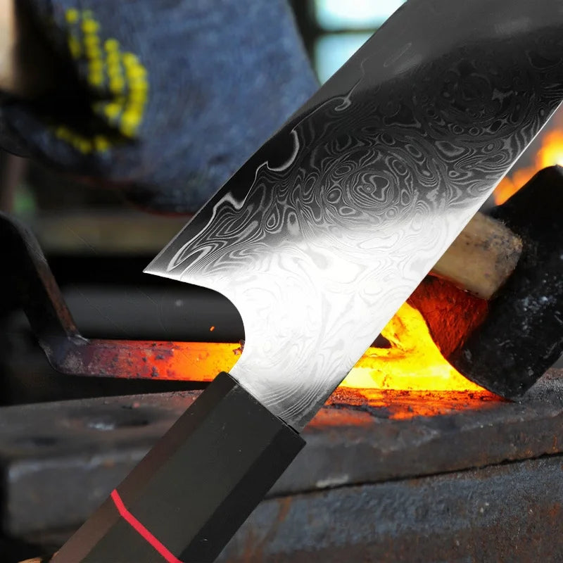 8-Inch Damascus Chef Knife – 67-Layer VG10 Steel & G10 Handle Damascus Chef Knife Axl