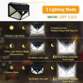 Solar LED Outdoor Wall Light – PIR Motion Sensor Security Lamp Solar Security Light Axl a