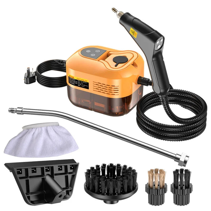 BALASHOV 2500W Handheld Steam Cleaner – Kitchen, Car & Home Handheld Steam Cleaner Axl orange 110 V