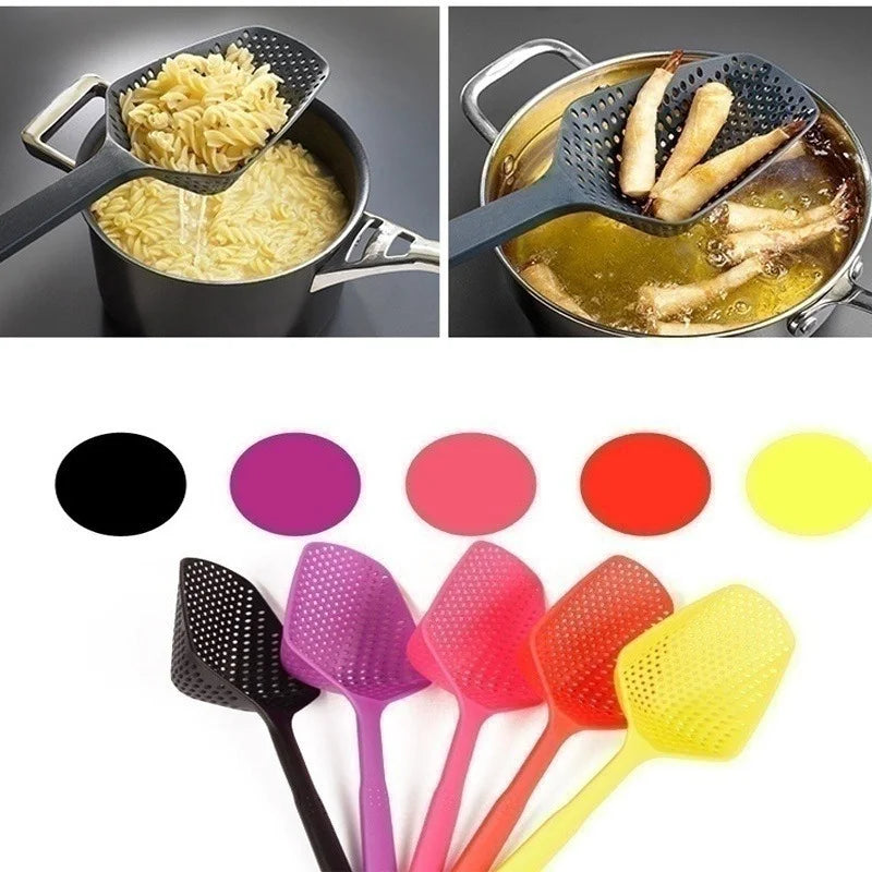 Nylon Scoop Colander – Large Food Strainer Kitchen Gadget Kitchen Colander Strainer Axl