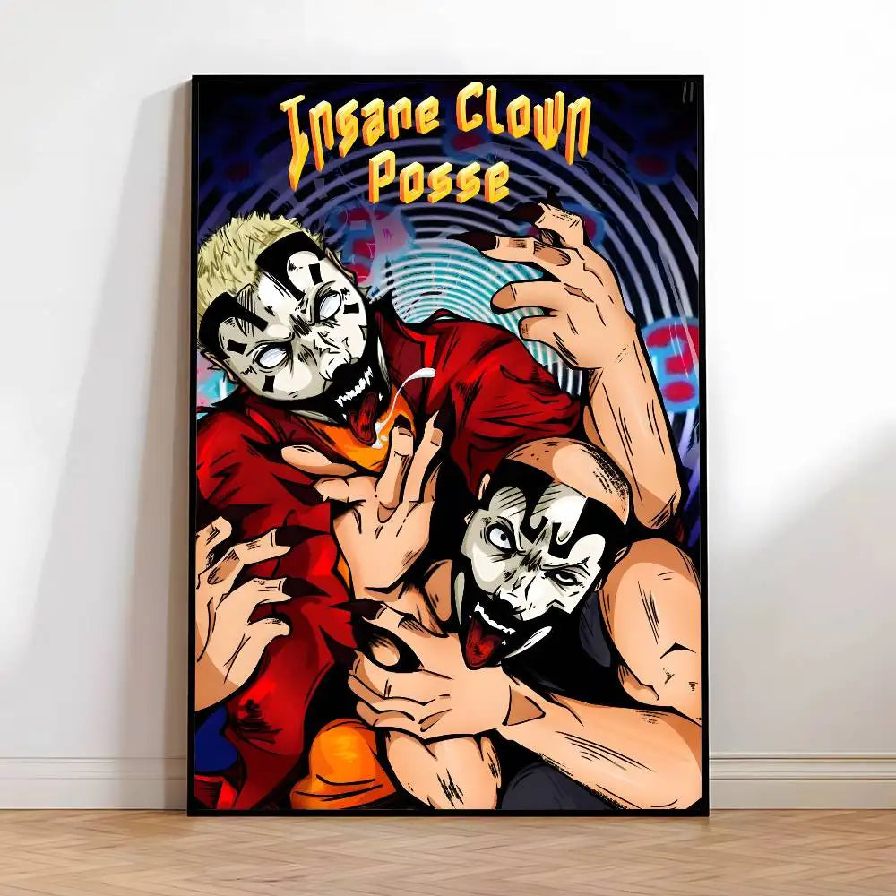 ICP Insane Clown Posse HD Wall Poster – Waterproof & Peel-Stick Wall Poster Axl z20 15X20cmNoframe