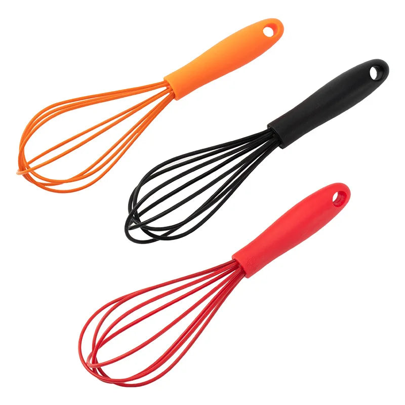 Mini Silicone Egg Whisk – Manual Hand Beater Baking Tool Silicone Egg Whisk Axl