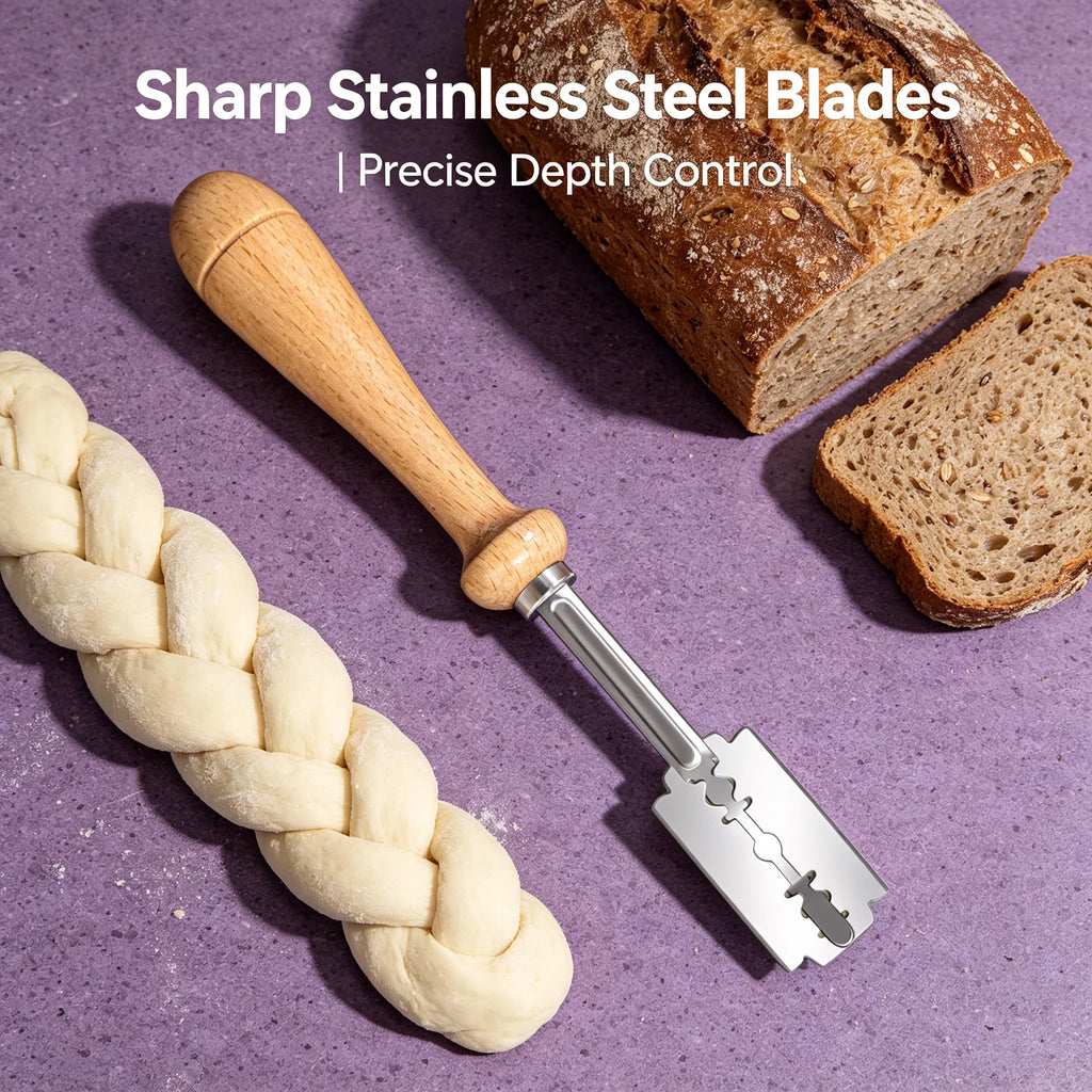Bread Lame – Stainless Steel Dough Scoring Tool for Bakers Bread Scoring Tool Axl