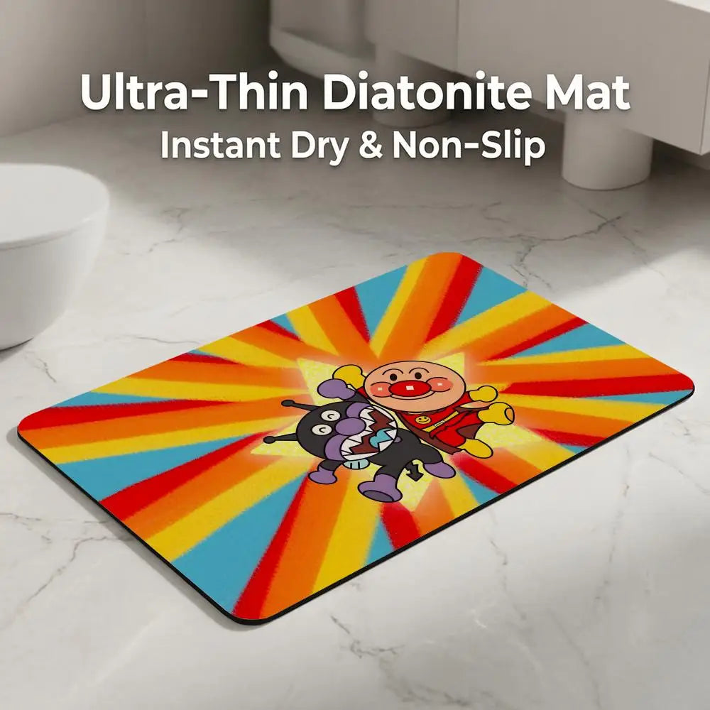Breadwinners Diatomite Bath Mat – Quick Dry, Non-Slip Floor Mat Diatomite Bath Mat Axl