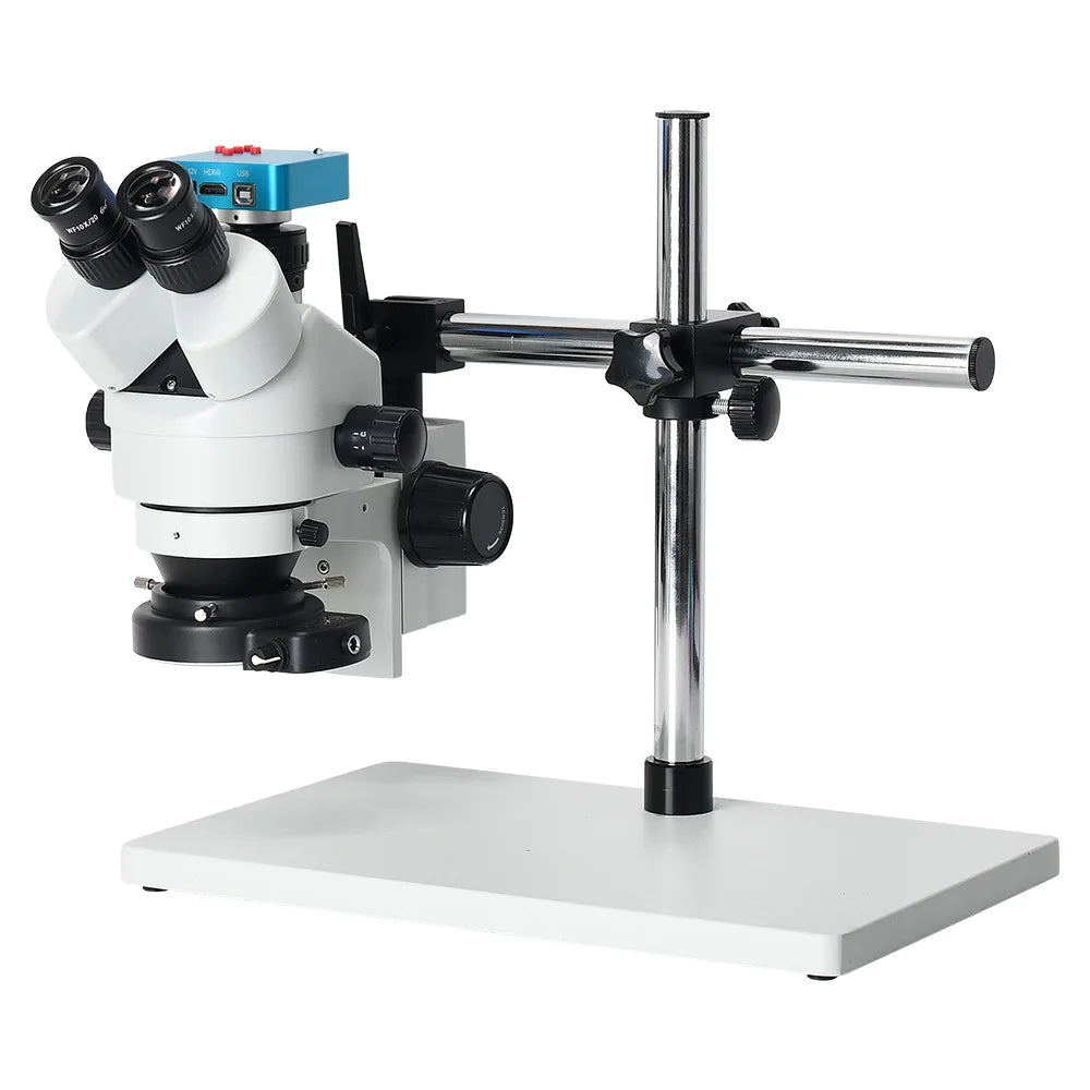 Dual Lens 7–45X Zoom Stereo Microscope | PCB & Electronics Stereo Zoom Microscope Axl