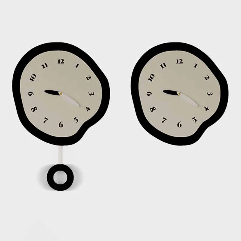 Nordic Silent Wall Clock – Geometric Home Decor 40cm Silent Wall Clock Axl
