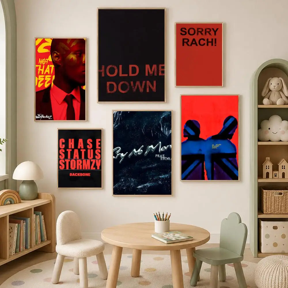 Stormzy Self-Stick HD PVC Wall Art Poster – Waterproof Décor Wall Art Poster Axl