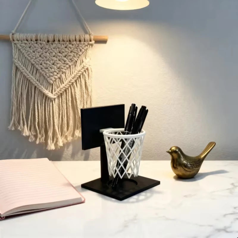 Basketball Hoop Pen Holder Desktop Organizer | Fun Desk Decor Desktop Pen Holder Axl