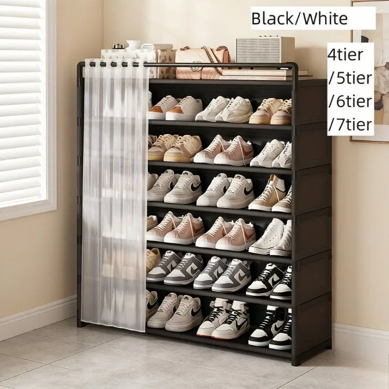 Dustproof Foldable Shoe Rack – Multi-Layer Storage Shelf Shoe Storage Rack Axl