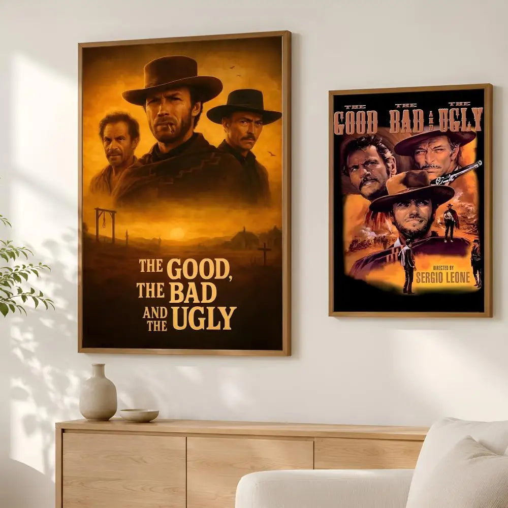 The Good The Bad & The Ugly HD PVC Self-Stick Wall Poster Wall Art Poster Axl