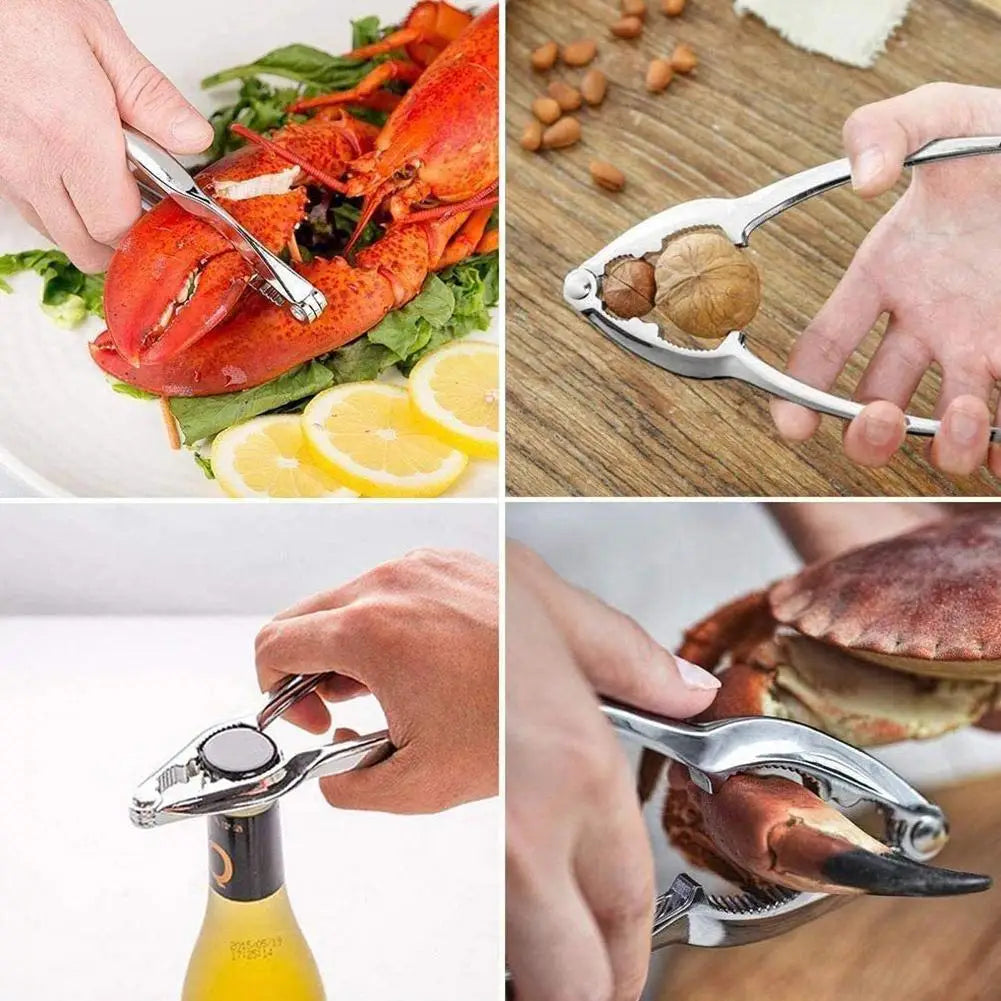 Stainless Steel Seafood Tools Set – Lobster & Crab Crackers Seafood Tools Set Axl