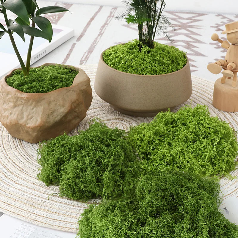 Artificial Moss Turf – Fake Plant for Bonsai & Micro Landscape Artificial Moss Decor Axl