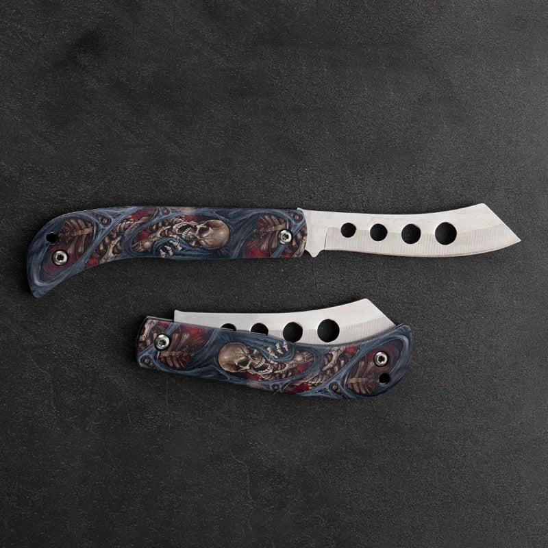 Mini Folding Pocket Knife – Stainless Steel EDC Camping Tool Folding Pocket Knife Axl 1pc knife BB6