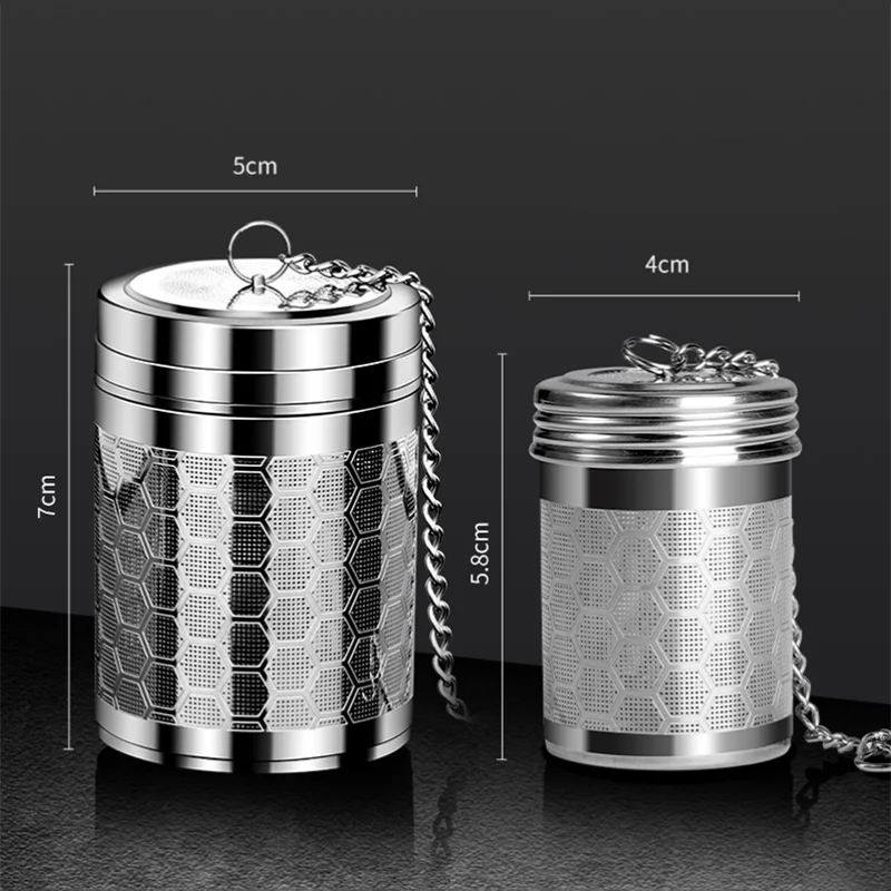 Stainless Steel Ultra Fine Mesh Tea Infuser with Chain Hook Tea Infuser Axl 2pcs