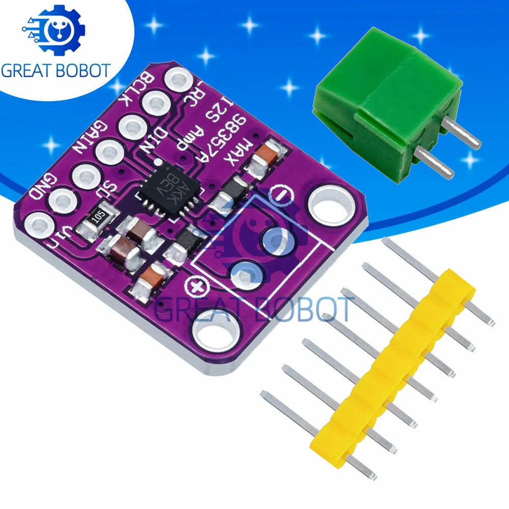 MAX98357 3W Class D I2S DAC Amplifier Breakout Board Amplifier Breakout Board Axl Default Title