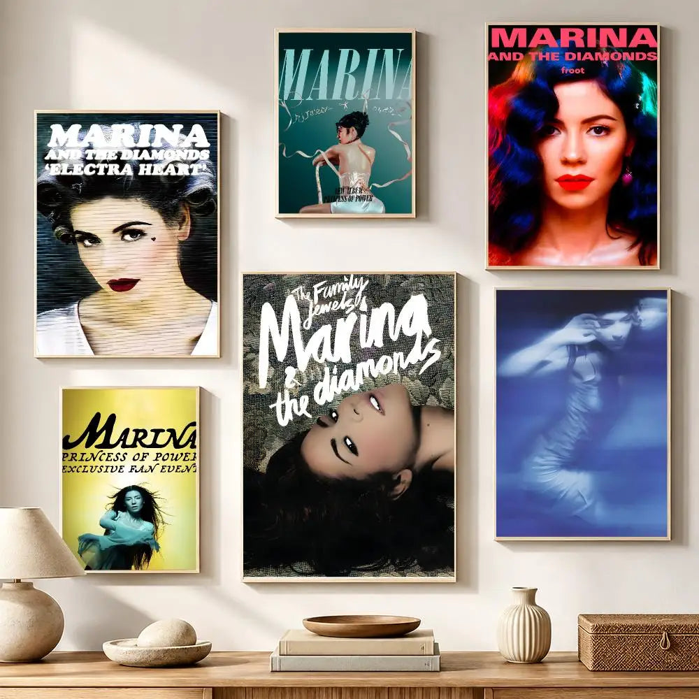 MARINA HD Waterproof Wall Poster Stickers – Décor & Gifts Wall Poster Sticker Axl