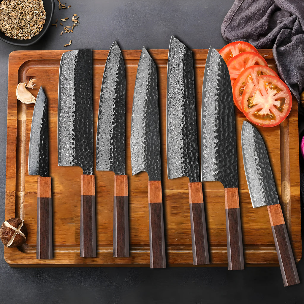 67-Layer Damascus Steel Knife Blank Blade – DIY Knife Making Damascus Knife Blank Axl