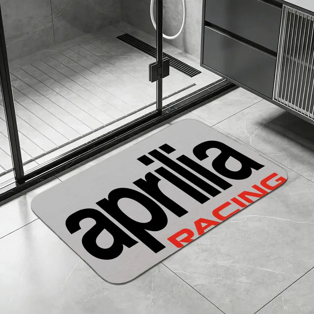 Aprilia Racing Diatomite Bath Mat – Quick Dry & Non-Slip Diatomite Bath Mat Axl White6 50x80cm
