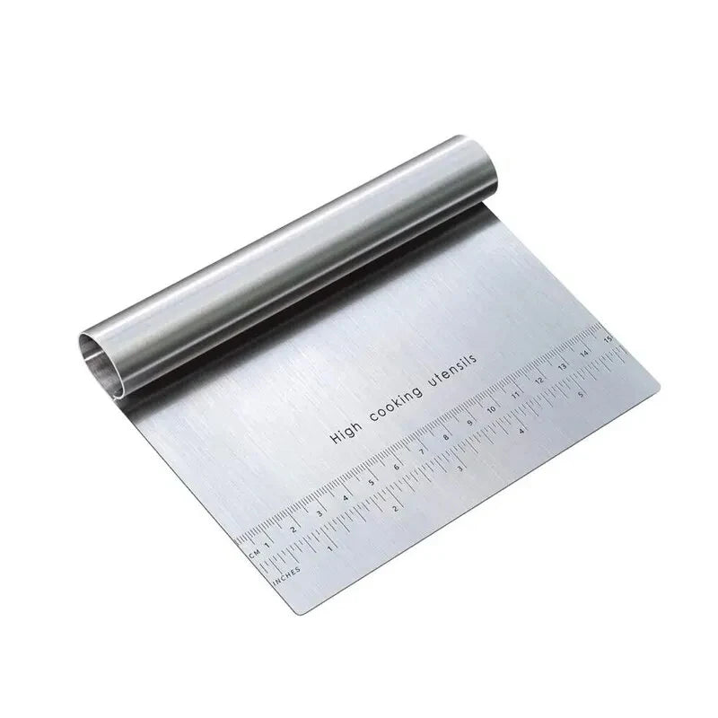 Stainless Steel Dough Scraper & Cake Cutter with Scale Baking Dough Scraper Axl 1pcs