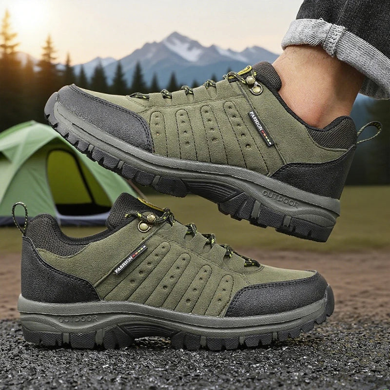 ZULIWAGN Anti-Slip Hiking Shoes – Breathable Outdoor Sneakers Hiking Sneakers Axl army green 36