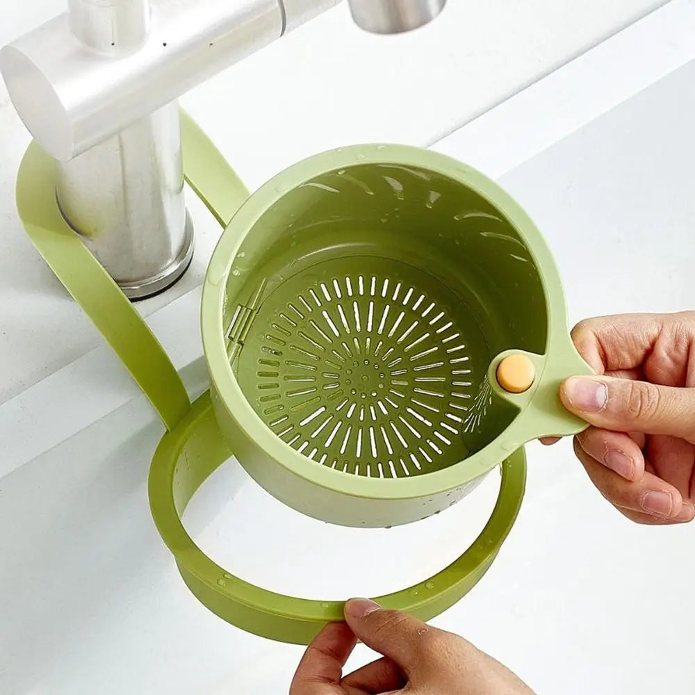 Push-Type Kitchen Sink Filter Basket – Anti-Leak Drain Strainer Sink Filter Basket Axl