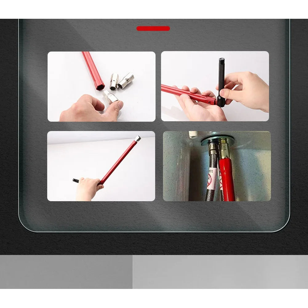 Sink Faucet Wrench Socket Set – Kitchen & Bathroom Plumbing Kit Plumbing Wrench Set Axl