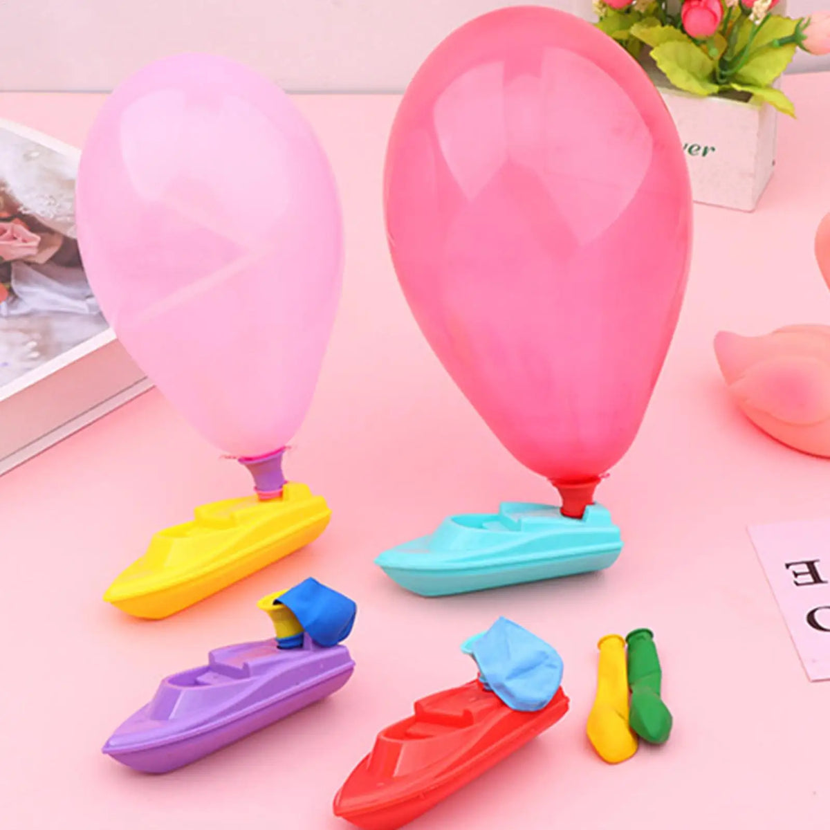 DIY Balloon Boat Science Toy – Kids Bath & Party Favor Kids Science Toy Axl