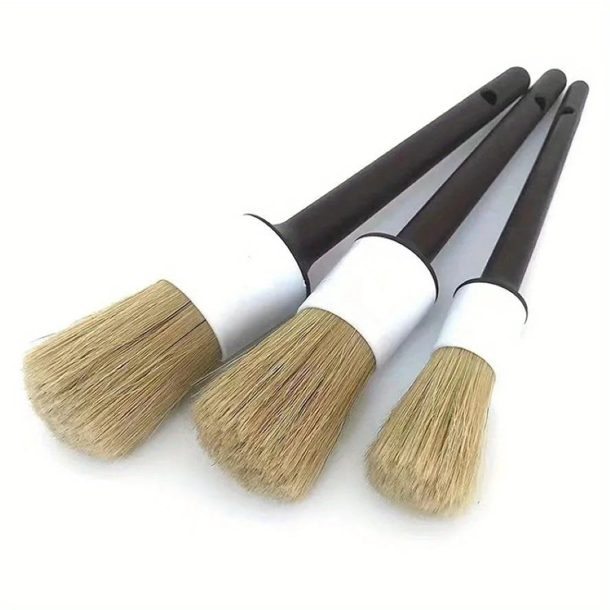 Ultra-Soft Car Detail Brushes – Wheels, Vents & Interior Car Detailing Brushes Axl 3pcs