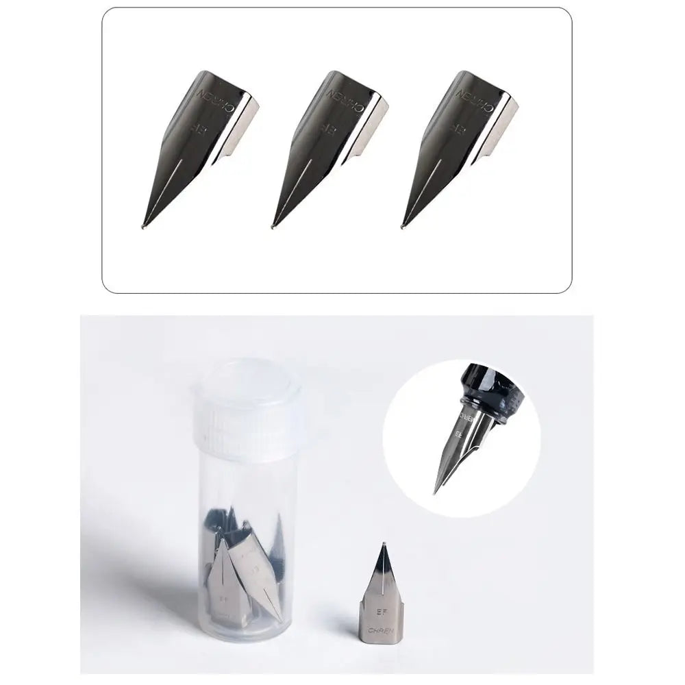 10-Pack 0.38mm Fountain Pen Nib Replacements | Fine Tip Pen Nib Replacements Axl
