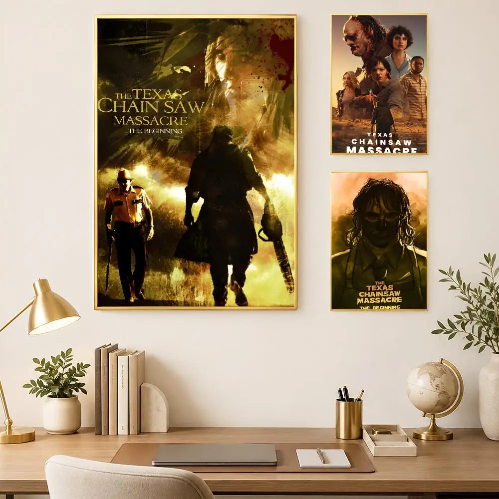 Texas Chainsaw Massacre HD PVC Self-Stick Wall Art Poster Wall Art Poster Axl