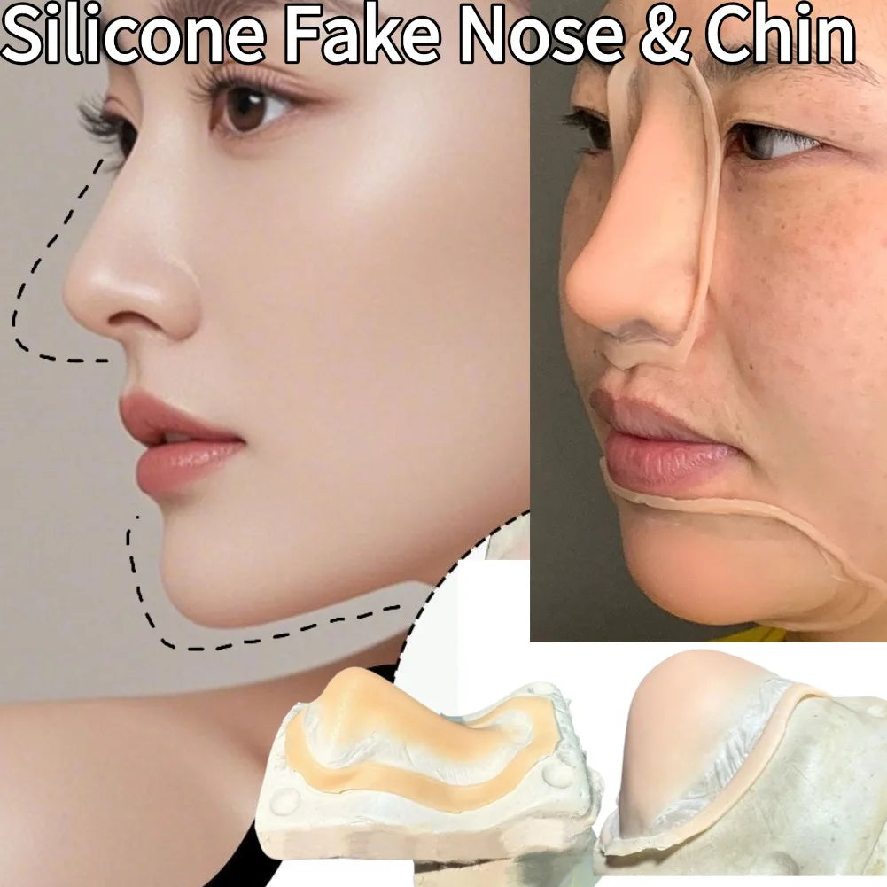 Silicone Fake Nose & Chin SFX Kit – Cosplay & Masquerade SFX Makeup Prosthetic Axl